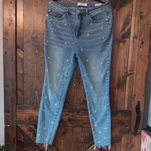 Women's Blue Star Embellished Jeans